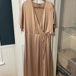 H&M Satin Wrap Dress